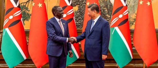 Kenya CHINA Kenyan President William Ruto has signed a USD1 billion agreement with China as part of a five-day state visit aimed at deepening the strategic partnership between Nairobi and Beijing. The deal, announced Wednesday, focuses on accelerating key development projects under Kenya’s Bottom-Up Economic Transformation Agenda (BETA), including major investments in manufacturing, agriculture, and tourism.